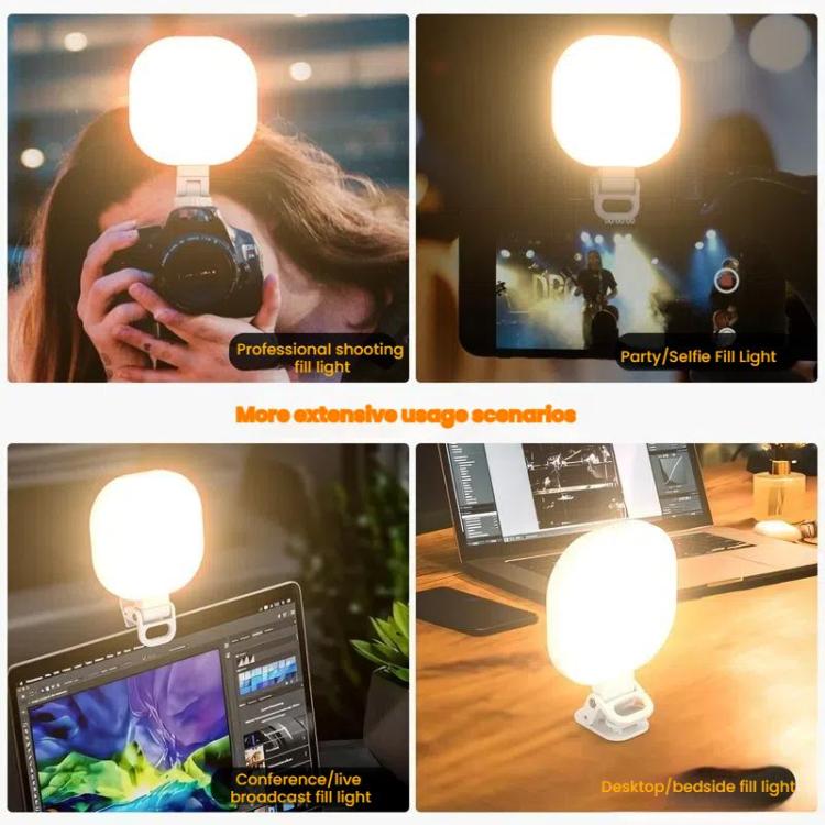 Smartphone Fill Light Selfie Live Streaming Computer Laptop Photography Light LED Video Conference Fill Lamp