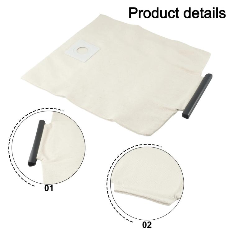 For Nilfisk VP100 / VP200 / VP300 Vacuum Cleaner Reusable Cloth Dust Bag