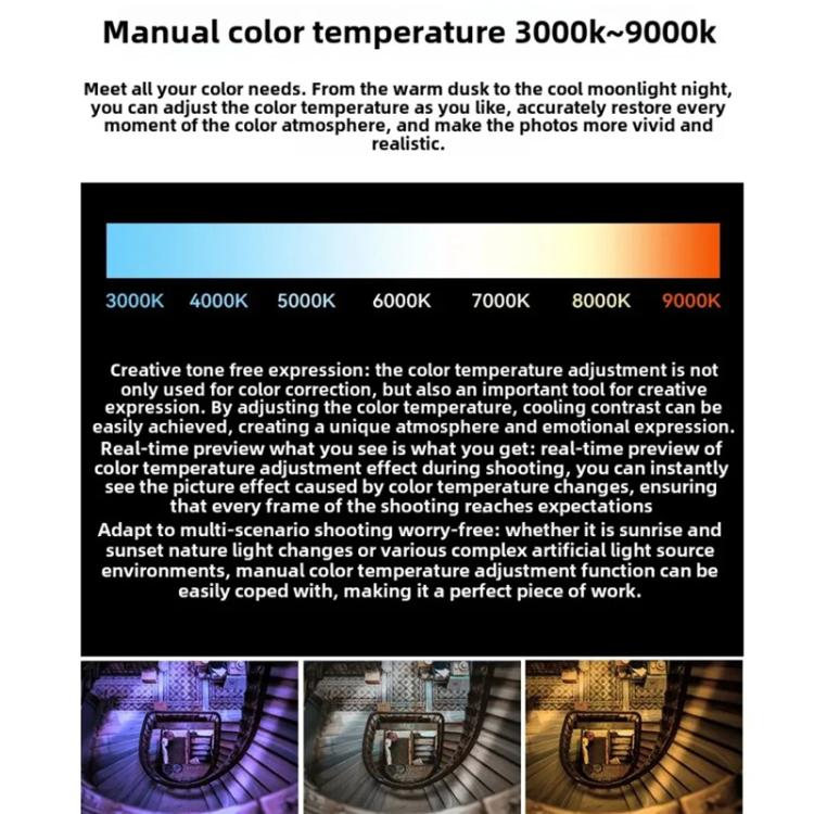 Ordro G930 8.0MP 5K CCD Digital Camera 5X Optical Zoom & Wide-Angle 3.2" Touch Screen Vlogging Camera