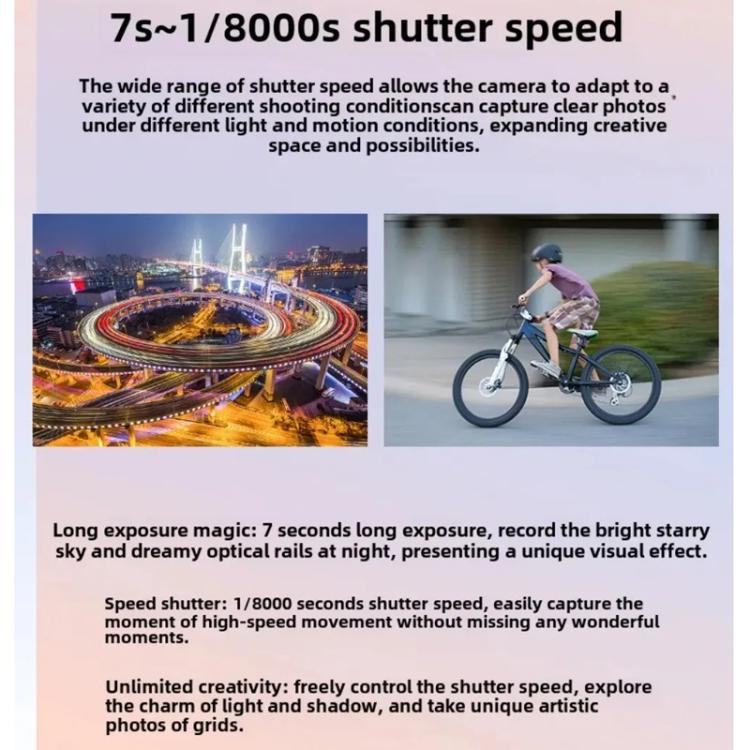 Ordro G930 8.0MP 5K CCD Digital Camera 5X Optical Zoom & Wide-Angle 3.2" Touch Screen Vlogging Camera