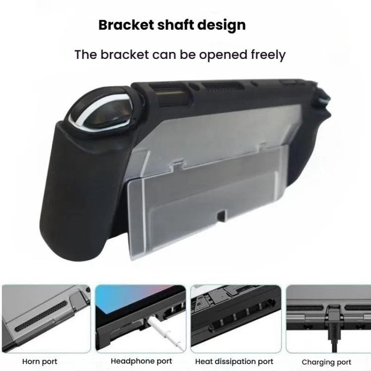For Nintendo Switch OLED / Joy-Con 2 In 1 Protective Case TPU Cover Support