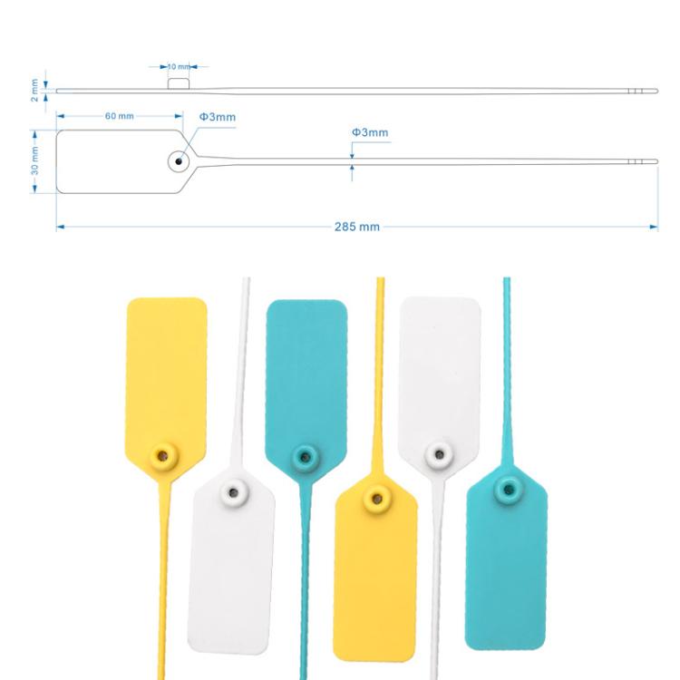 50pcs /Pack Tags Shoes Bags Anti-theft Tags Anti-switching Buckle Tie Disposable Plastic Anti-counterfeit Security Seals