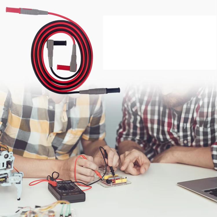 4mm Straight Plug Multimeter Pen Test Adapter 10A Extension Cord