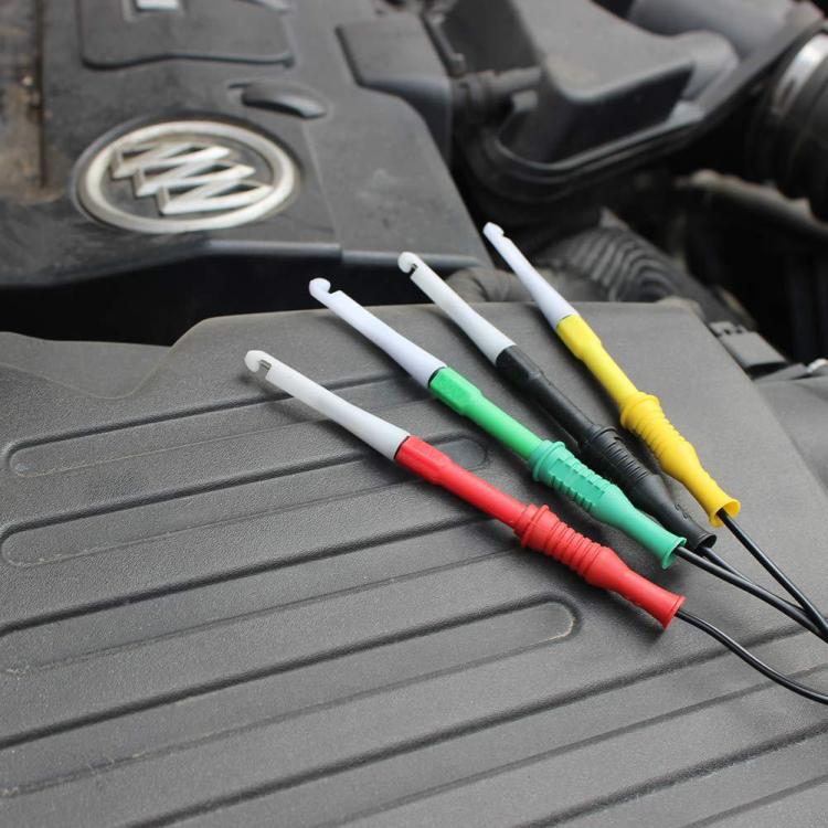 4pcs /Set 0.7mm Multimeter Non-Destructive Probe Electrical Auto Repair Test Probe