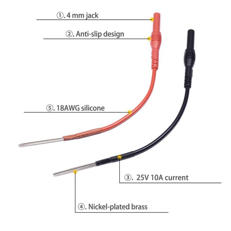 4mm Female Multimeter Adapter Cable Pin Plug Terminal