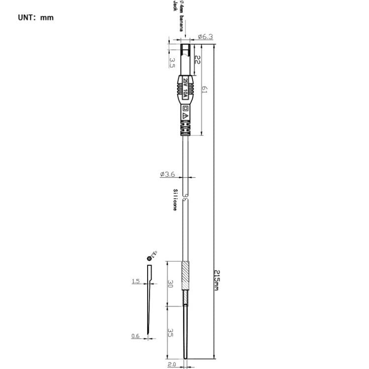 4mm Female Multimeter Adapter Cable Pin Plug Terminal