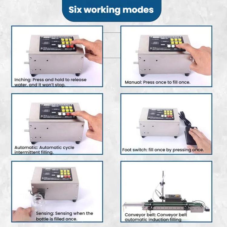 Automatic Small Intelligent Single Head Liquid Induction Multifunctional Quantitative Filling Machine