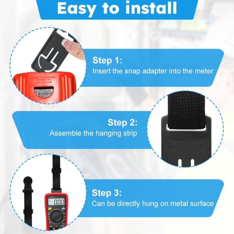 2pcs /Set Universal Portable Magnetic Lanyard For Multimeter