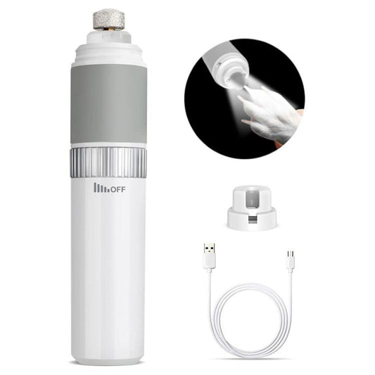 Rechargeable Pet Nail Trimmer with Stepless Speed Safe Painless Grooming Tool for Dogs Cats