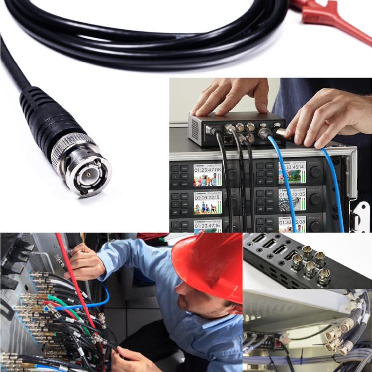 BNC Female Hook Clamp Test Line Oscilloscope Probe