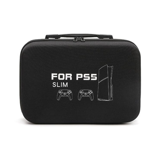 BKANO For Sony PS5 Slim Storage Bag Hard-Shell Shoulder Suitcase Storage Case