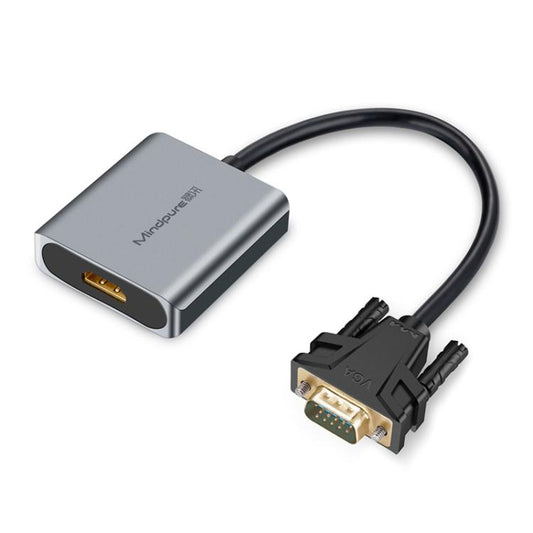 VGA To HDMI Converter For Computer Monitor Cable Adapter With Audio Power Supply