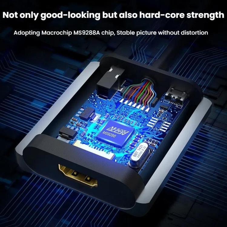 VGA To HDMI Converter For Computer Monitor Cable Adapter With Audio Power Supply