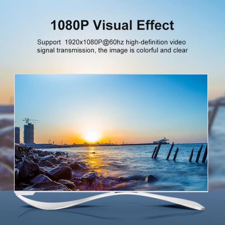 VGA To HDMI Converter For Computer Monitor Cable Adapter With Audio Power Supply