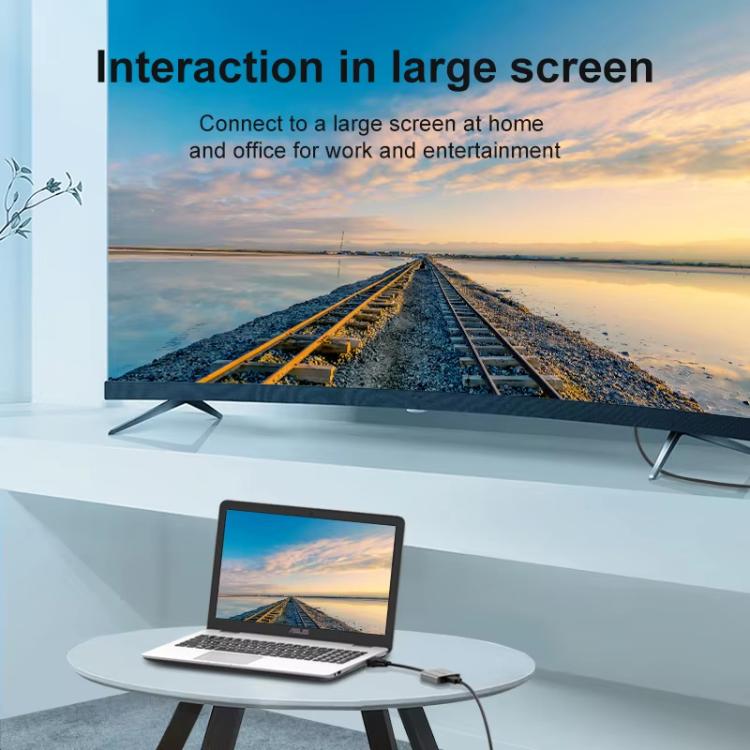 VGA To HDMI Converter For Computer Monitor Cable Adapter With Audio Power Supply