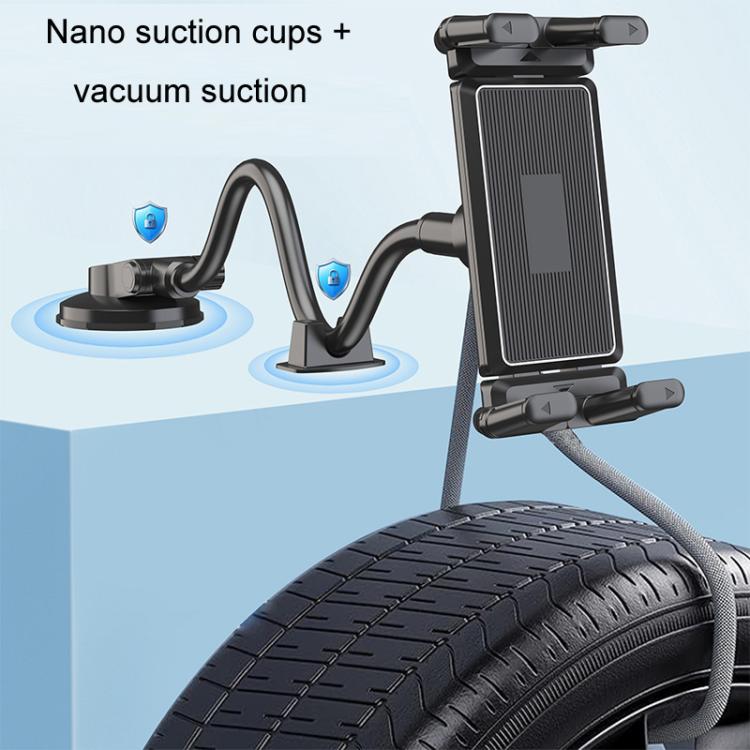 Car Suction Cup Extended Hose Universal Cell Phone Tablet Holder