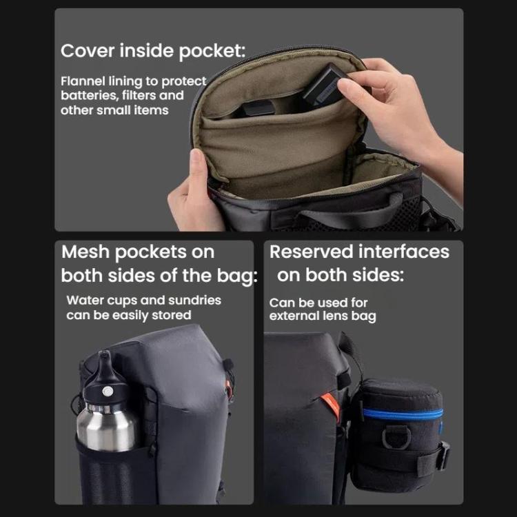 PGYTECH DSLR Camera Crossbody Waist Triangle Bag