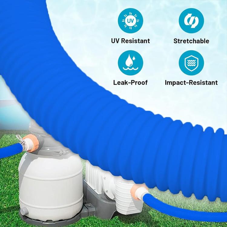 32mm Pool Hose + Connector + Screwdriver For Intex 300 GPH/530 GPH