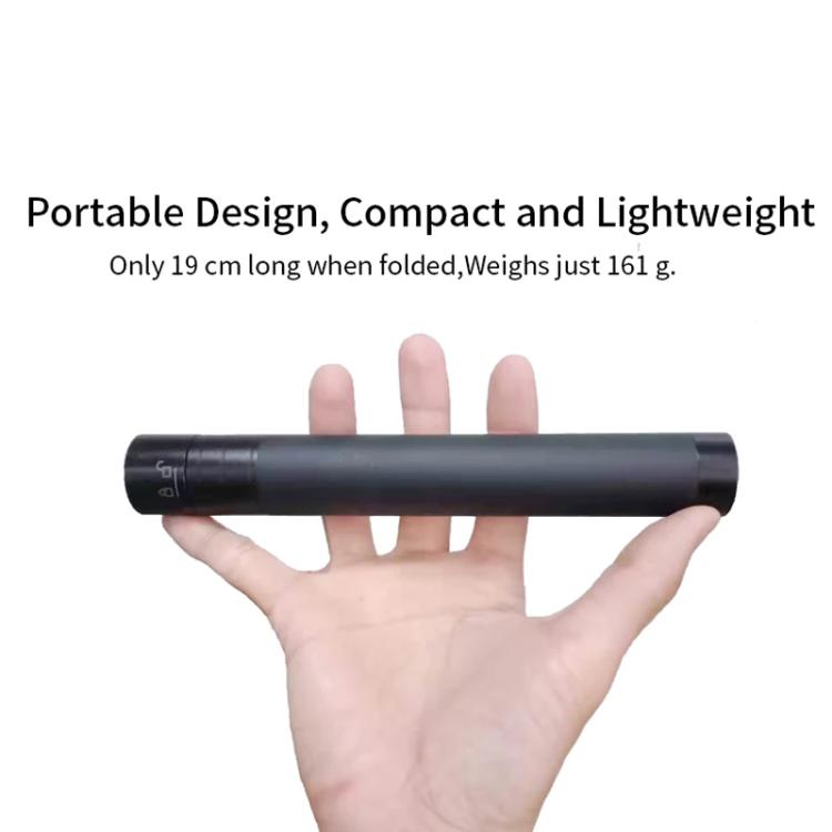 XILETU 19-73cm 5-section Telescopic Stabilizer Extension Rod Phone Camera Selfie Stick