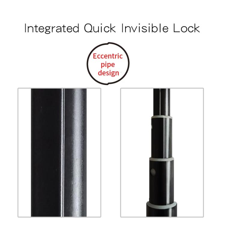 XILETU 19-73cm 5-section Telescopic Stabilizer Extension Rod Phone Camera Selfie Stick