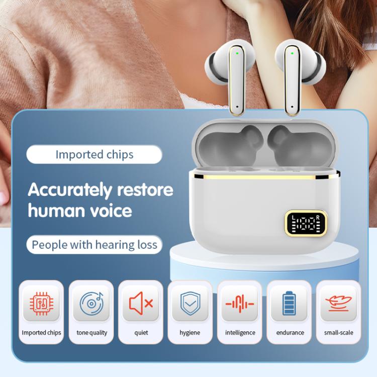 Smart Touch In-Ear Hearing Aid With Digital Charging Compartment