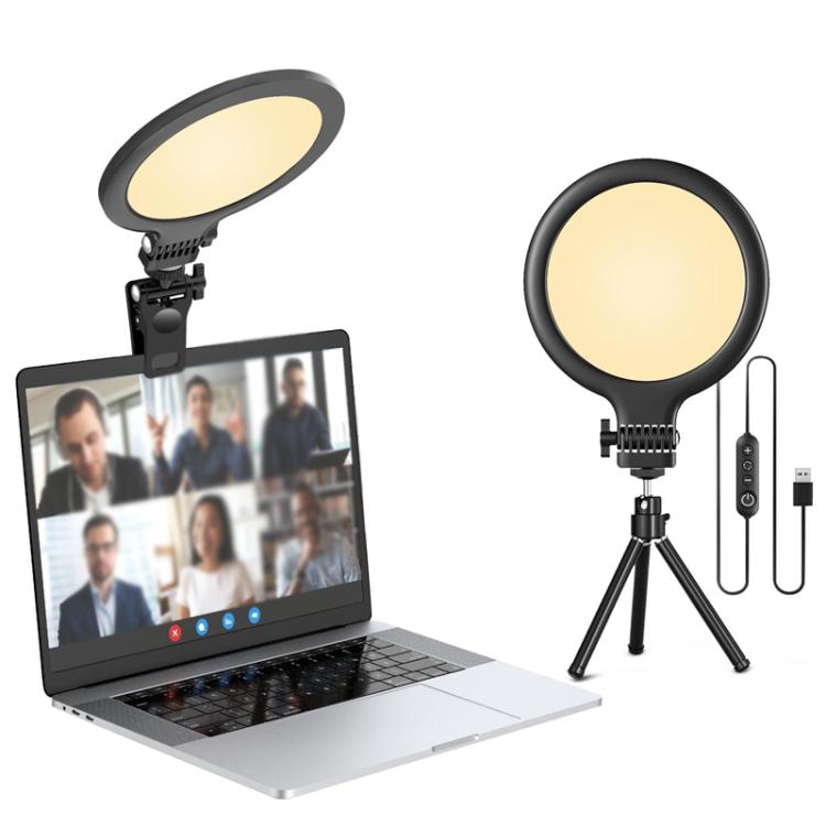 Live Streaming Fill Light Selfie Desktop Photography Light Laptop Clamp Fill Lamp Set