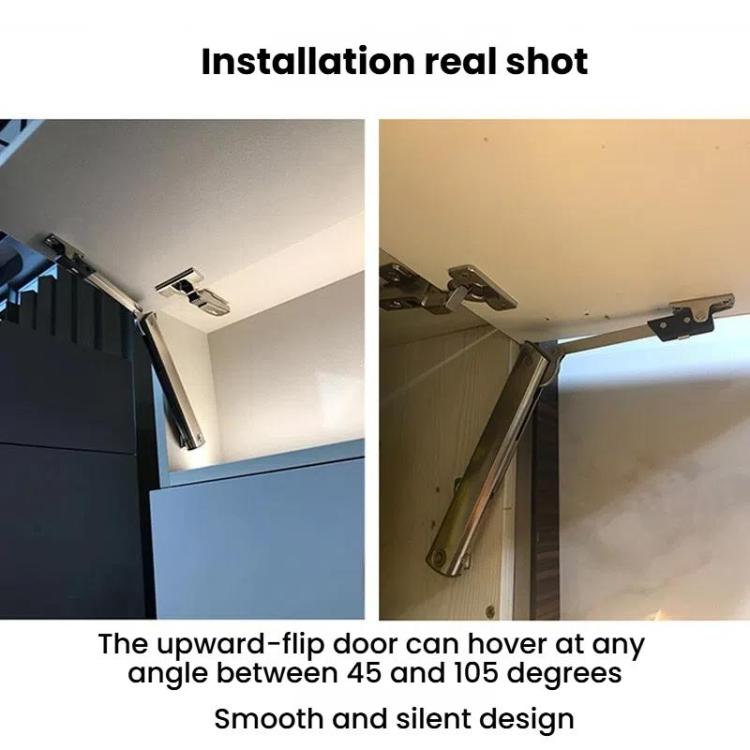 Cabinet Door Upper Flap Support Rod Folding Spring Hinge Adjustable Pneumatic Rod