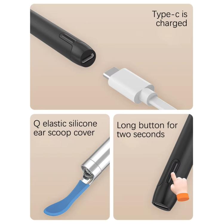 P5 Smart WIFI Connection Visible 10 Million Pixel HD Detachable Ear Spoon With APP