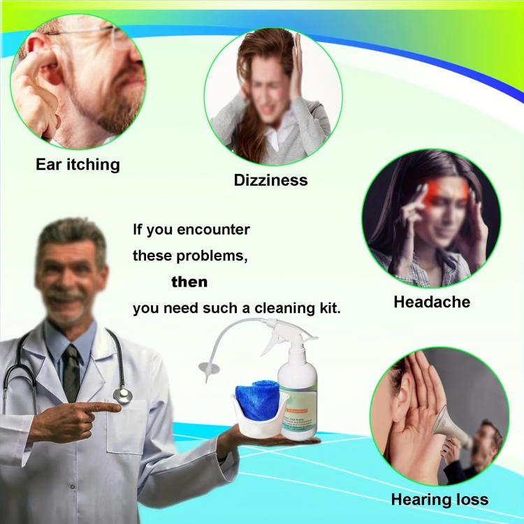 Portable Manual Ear Washer Ear Flusher Ear Wax Cleaner