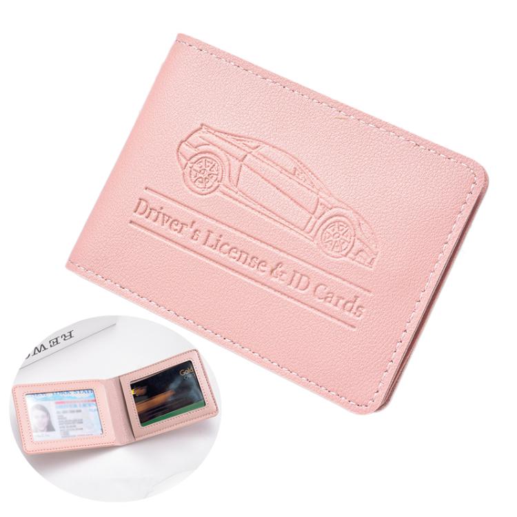 Multi-card Driver License Card Holder Women Driving License Leather Protective Case ID Credit Card Bag