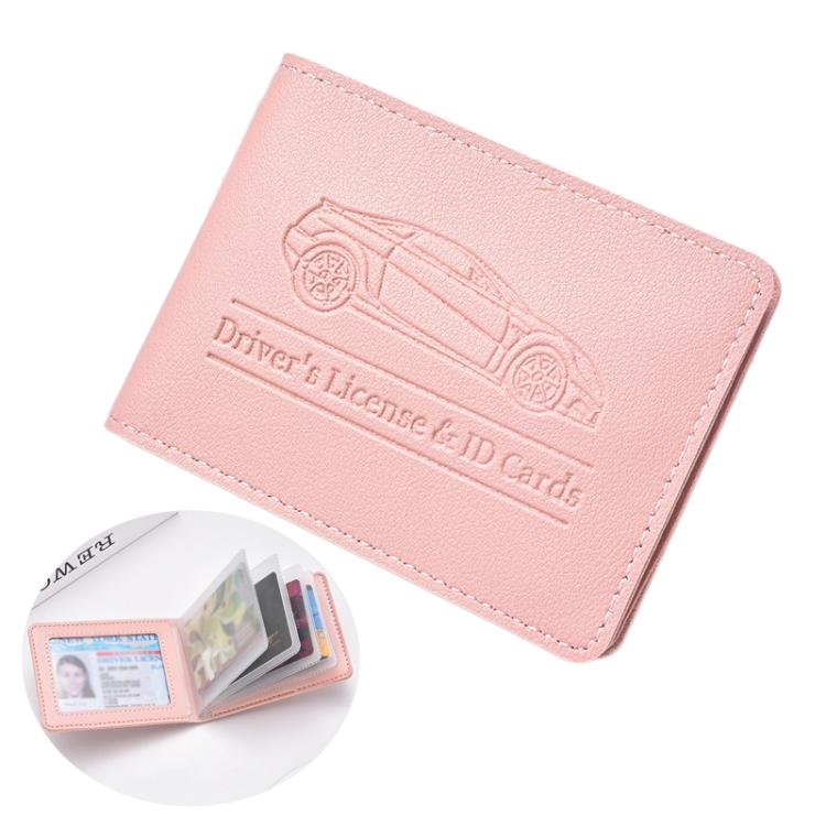 Multi-card Driver License Card Holder Women Driving License Leather Protective Case ID Credit Card Bag