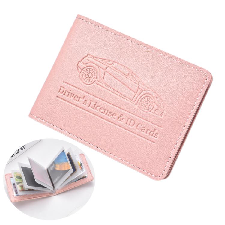 Multi-card Driver License Card Holder Women Driving License Leather Protective Case ID Credit Card Bag