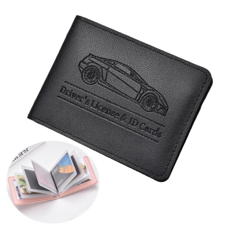 Multi-card Driver License Card Holder Women Driving License Leather Protective Case ID Credit Card Bag