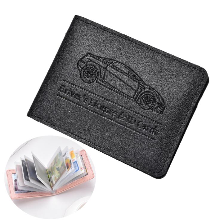 Multi-card Driver License Card Holder Women Driving License Leather Protective Case ID Credit Card Bag