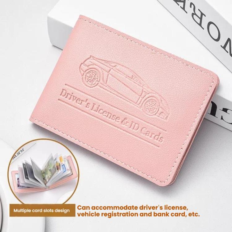 Multi-card Driver License Card Holder Women Driving License Leather Protective Case ID Credit Card Bag