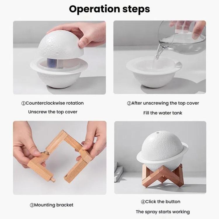 Humidifier USB Large Mist Volume Ambient Light Home Car Aromatherapy Humidifier Decoration Ornament