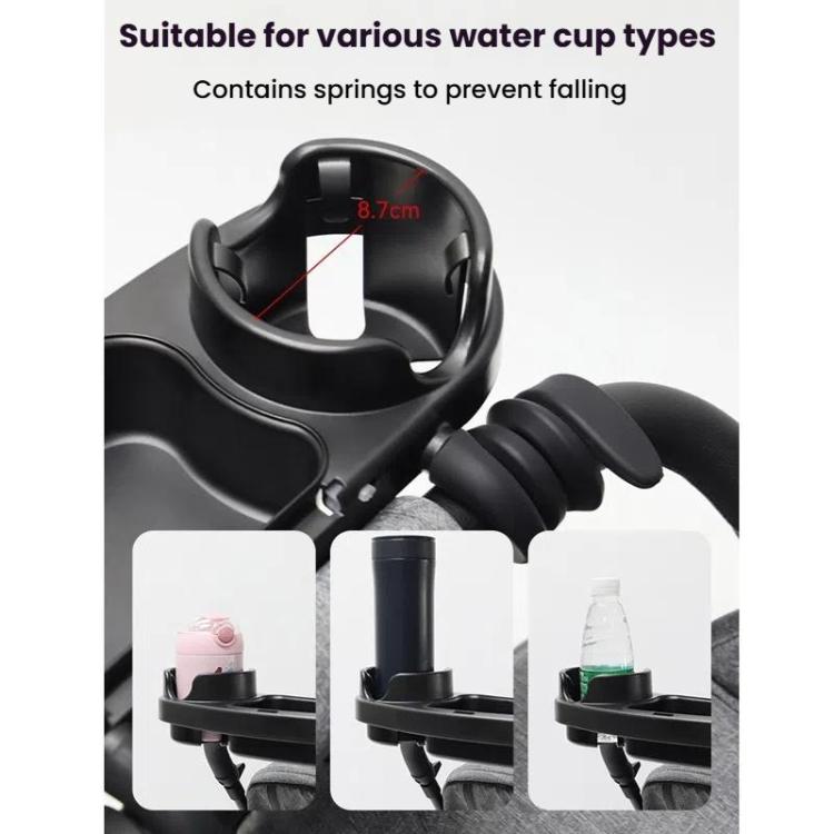 3 in 1 Wap-around Baby Stroller Tray Cup Holder