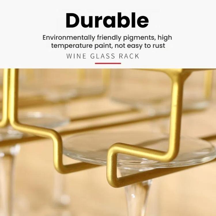 Upside Down Hanging Wine Cup Holder Cabinet Goblet Bracket Hanging Wine Glass Holder