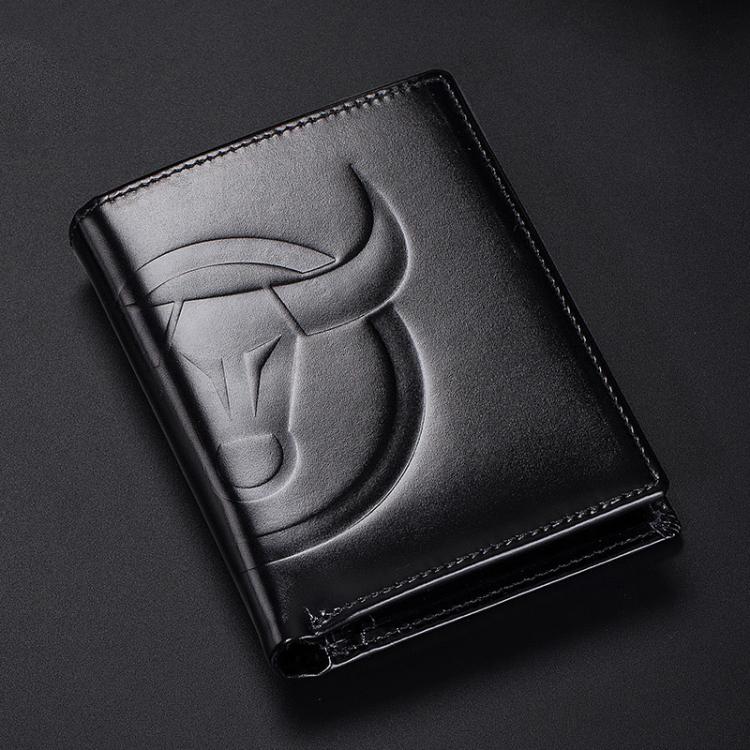 BULL CAPTAIN 0203 RFID Anti-theft Top-layer Cowhide Multiple Card Slots Wallet