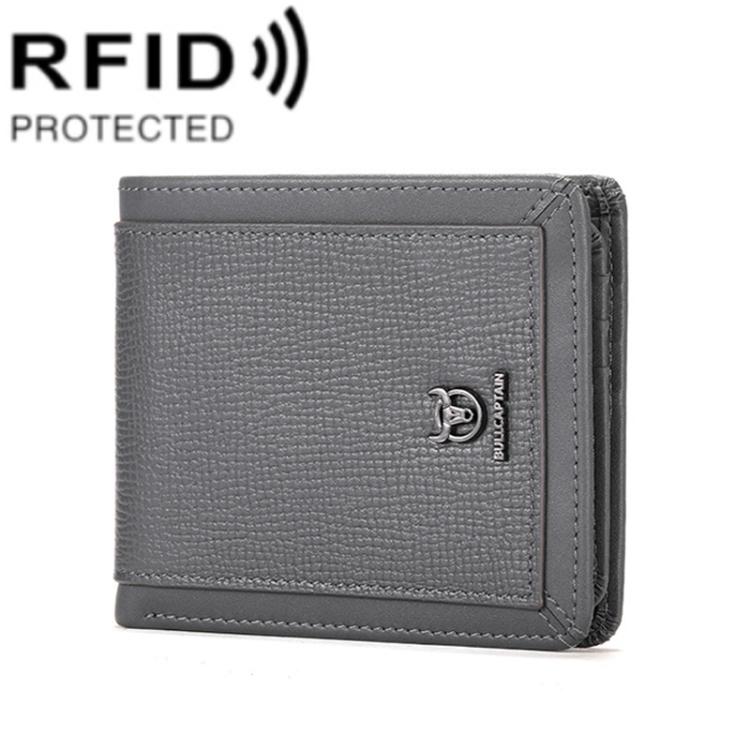 BULL CAPTAIN 07 RFID Anti-theft Top-layer Cowhide Multiple Card Slots Wallet