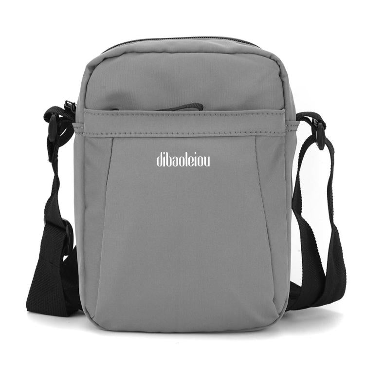 Dibaoleiou Lightweight Multifunction Mobile Phone Bag Men Casual Canvas Bag Shoulder Small Backpack
