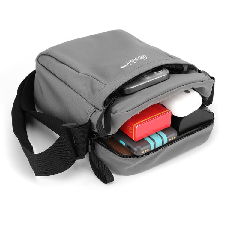 Dibaoleiou Lightweight Multifunction Mobile Phone Bag Men Casual Canvas Bag Shoulder Small Backpack