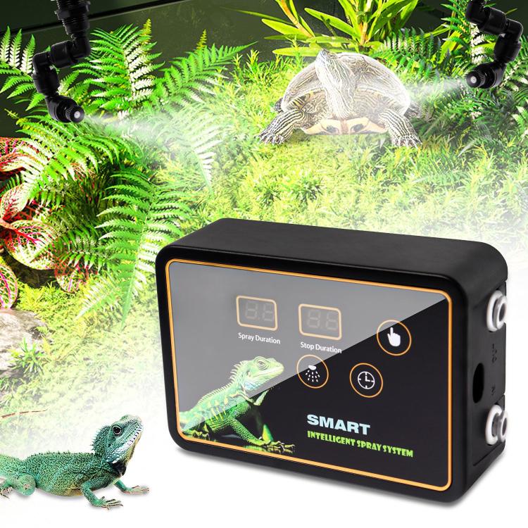 Smart Timer Misting System Kit For Reptile Terrariums Automatic Rainforest Habitat Sprayer
