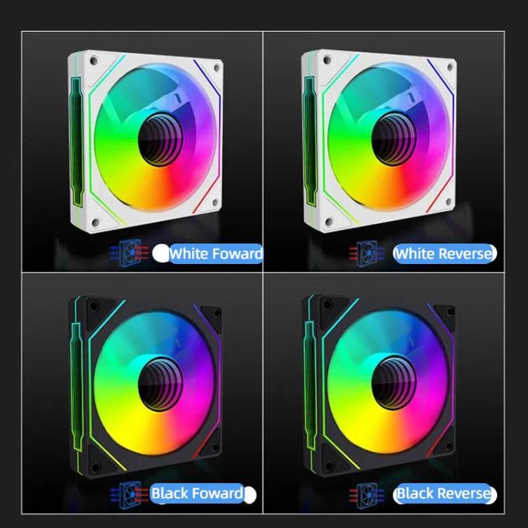 Prism 4RRO Computer Case Fan 12cm ARGB Sync PWM Quiet Cooling Fan
