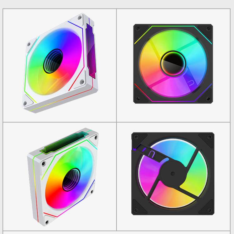 Prism 4RRO Computer Case Fan 12cm ARGB Sync PWM Quiet Cooling Fan