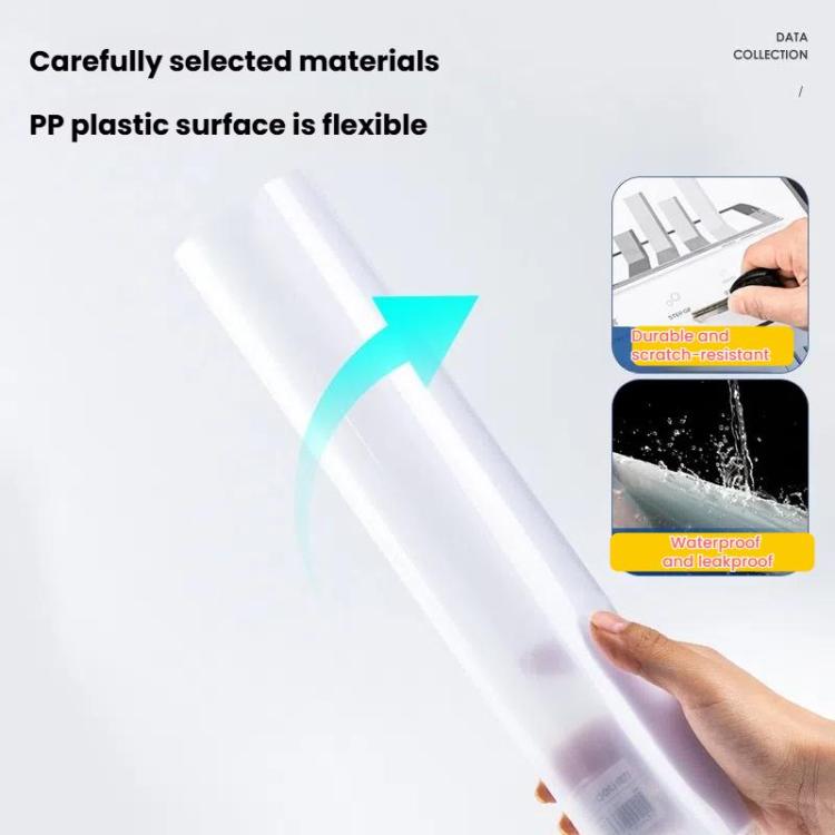 Deli 10pcs /Pack 5854 A4 Lever Arch File Binder With 9mm Spine Width - Holds Up To 80 Sheets