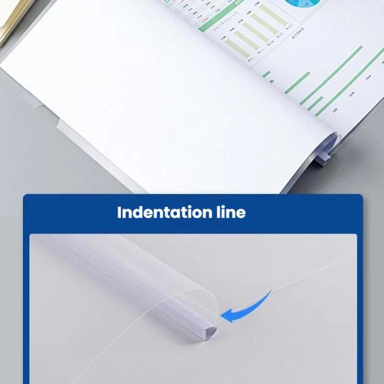 Deli 10pcs /Pack 5854 A4 Lever Arch File Binder With 9mm Spine Width - Holds Up To 80 Sheets