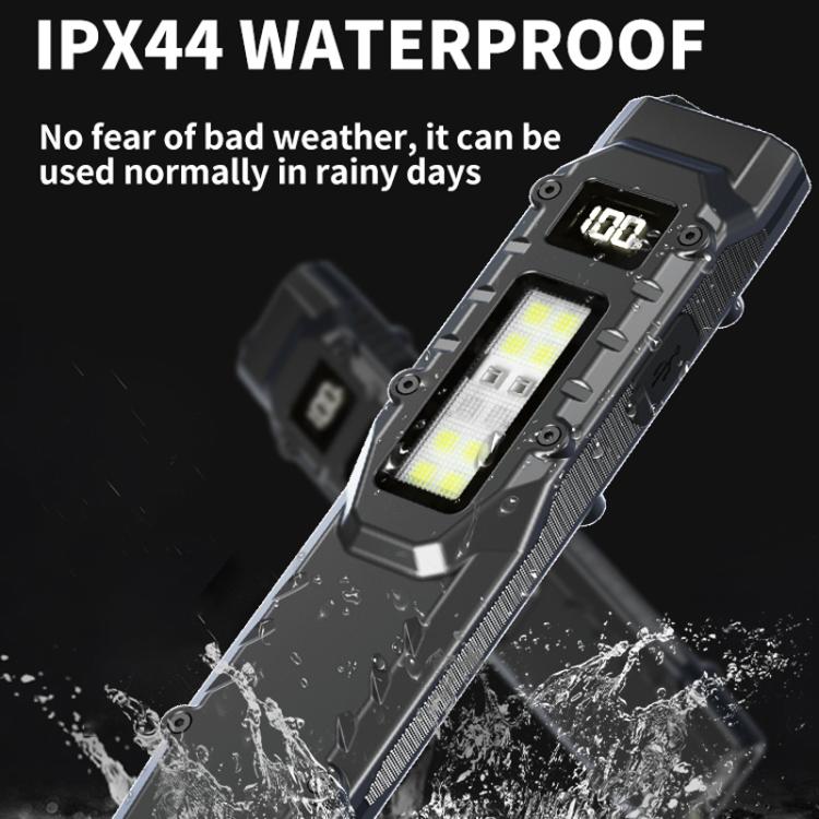 Mini Portable Self-Defense Three-Light Source Flashlight With Pen Clip