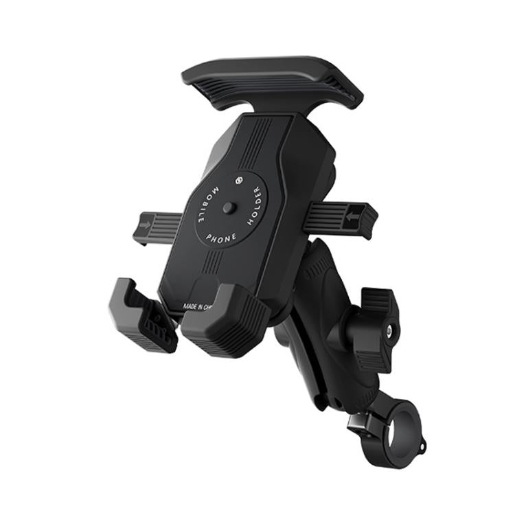 Motorcycle Shock-absorbing Rotatable 3-claw Mobile Phone Holder