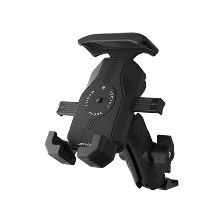 Motorcycle Shock-absorbing Rotatable 3-claw Mobile Phone Holder